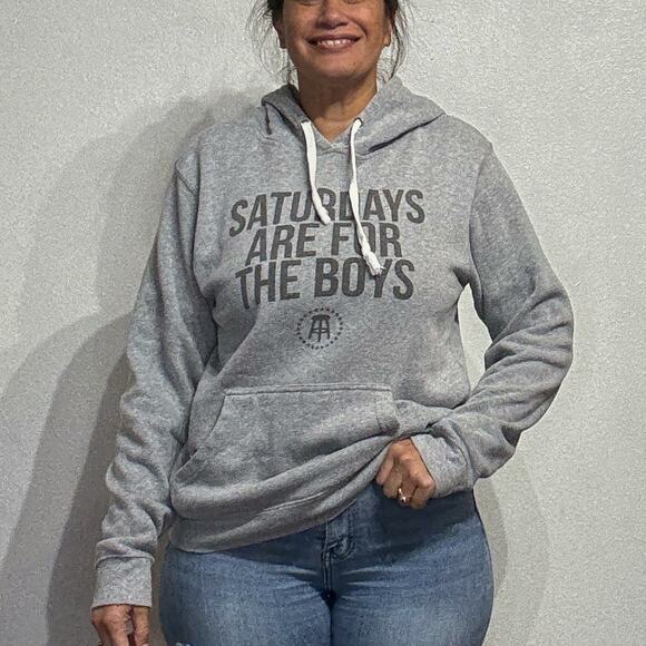 J. America Gray Barstool Sports Hoodie Sweatshirt Sz L - Picture 1 of 11
